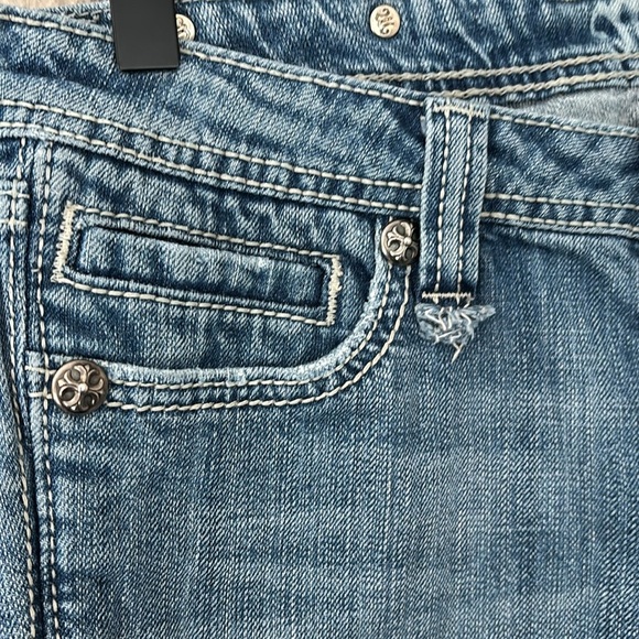 Women’s Miss Me Jeans Blue Bootcut 30 Low Rise Denim Color Sonoma - Picture 4 of 11